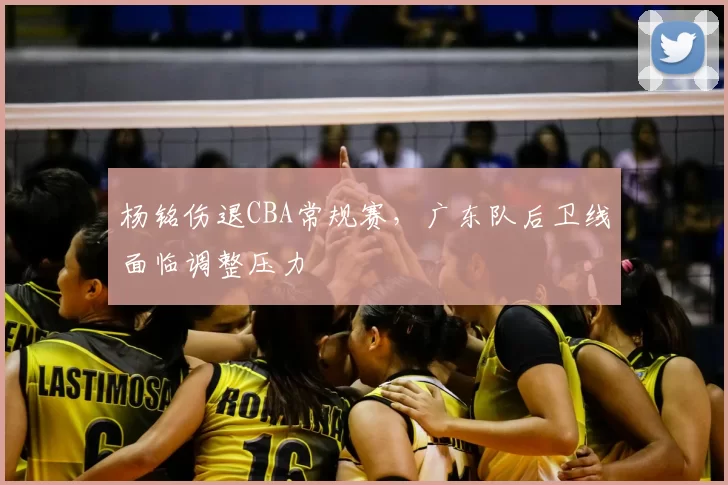 杨铭伤退CBA常规赛,广东队后卫线面临调整压力