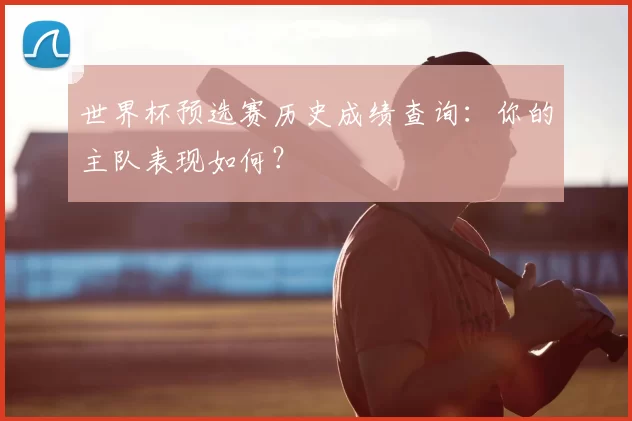 世界杯预选赛历史成绩查询：你的主队表现如何？