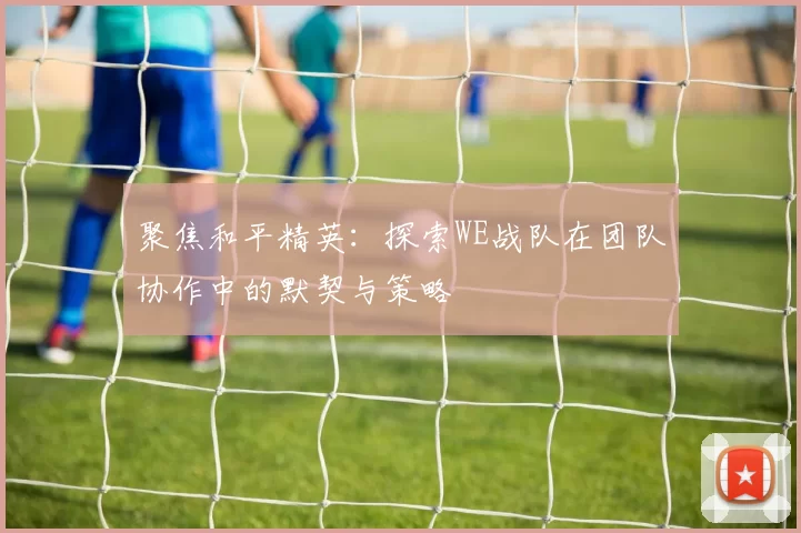 聚焦和平精英：探索WE战队在团队协作中的默契与策略